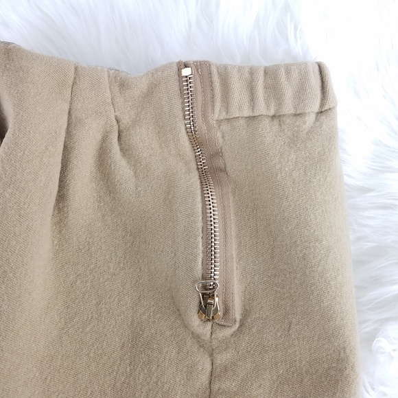 3.1 Phillip Lim Tan Wool Blend Shorts Sz 4 - Picture 3 of 6